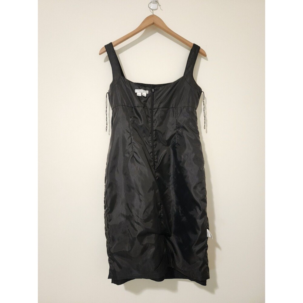 London Times Womens  Sleeveless Black Cocktail Sheath Dress Straps Lined Size 6P - Picture 5 of 7